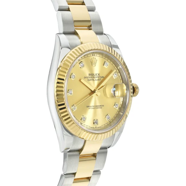 Rolex Datejust Champagne Diamond Oyster - Image 2