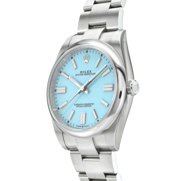 Rolex Oyster Perpetual Tiffany Blue - Image 3